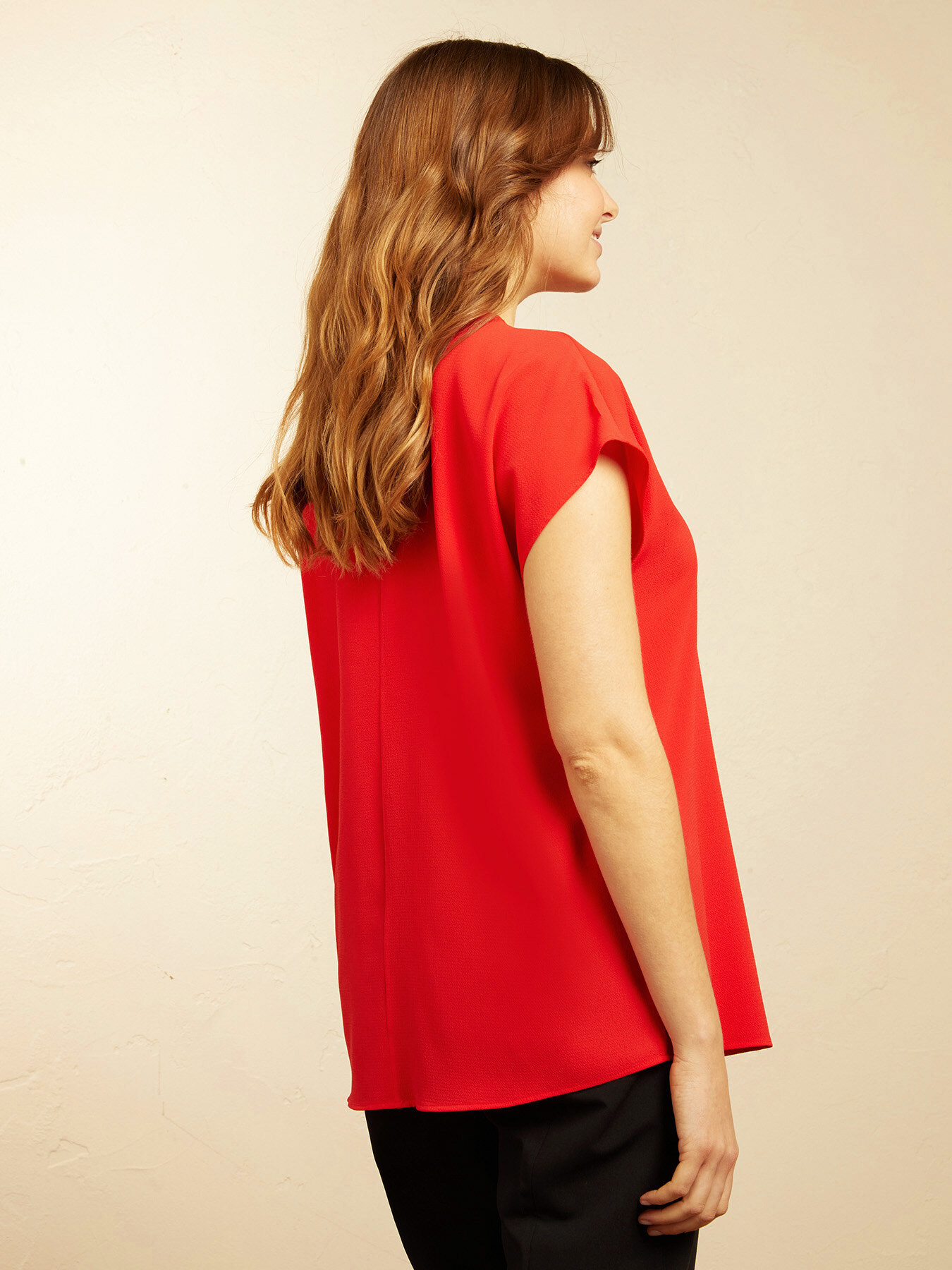 Top de tejido cloqu&eacute; image number 1