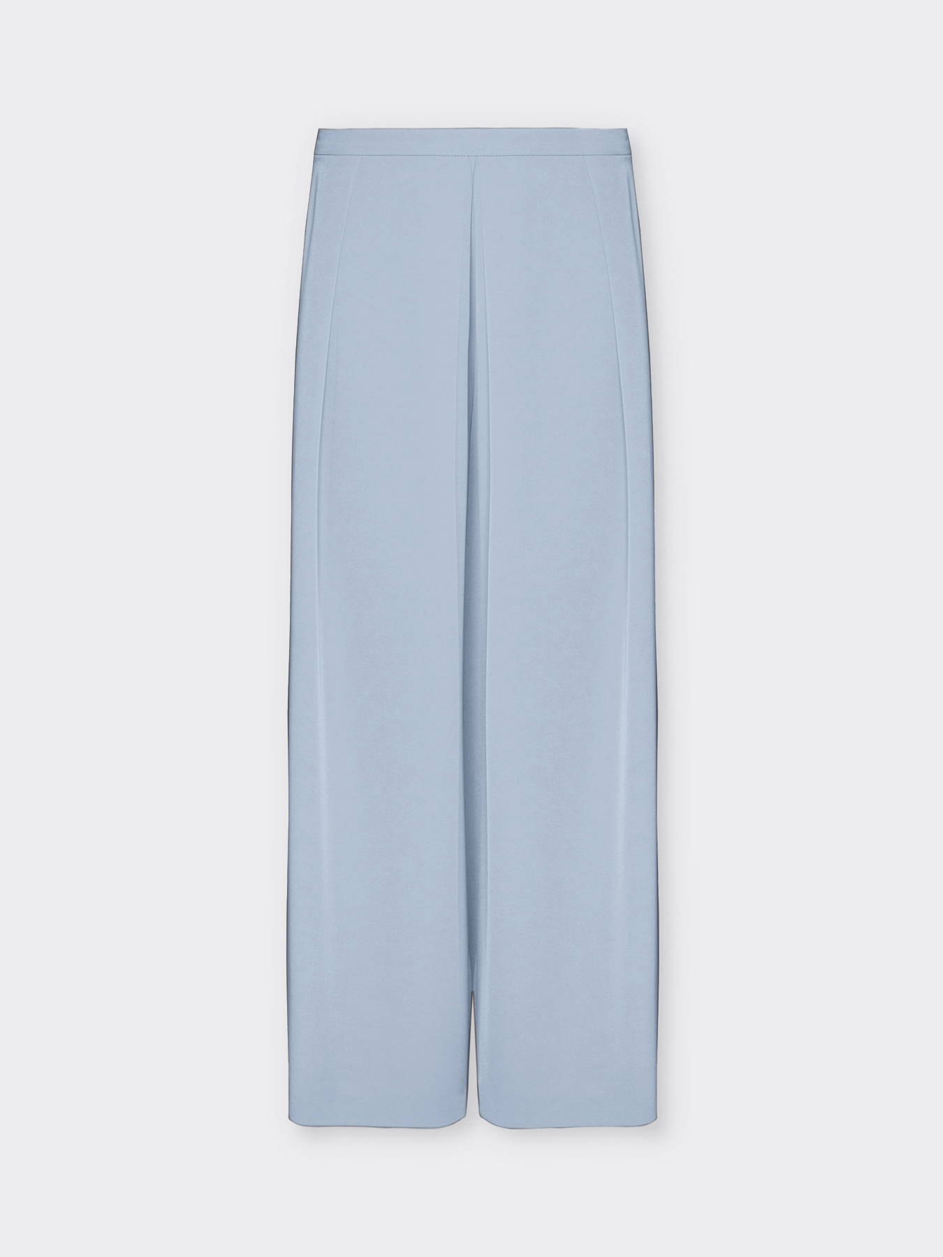 Pantalones anchos cropped con pinzas image number 4