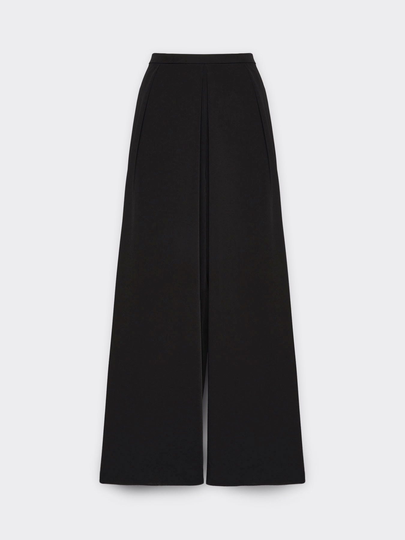 Wide-leg cropped trousers with pleats image number 8