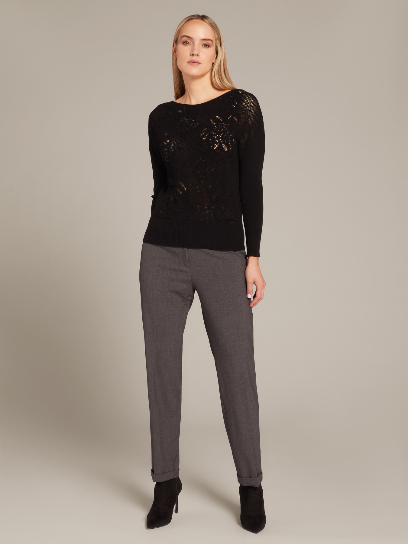 Straight grisaille trousers image number 0