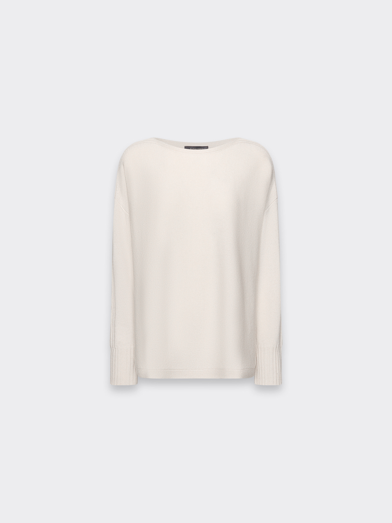 Maglia in pura lana scollo barchetta image number 4