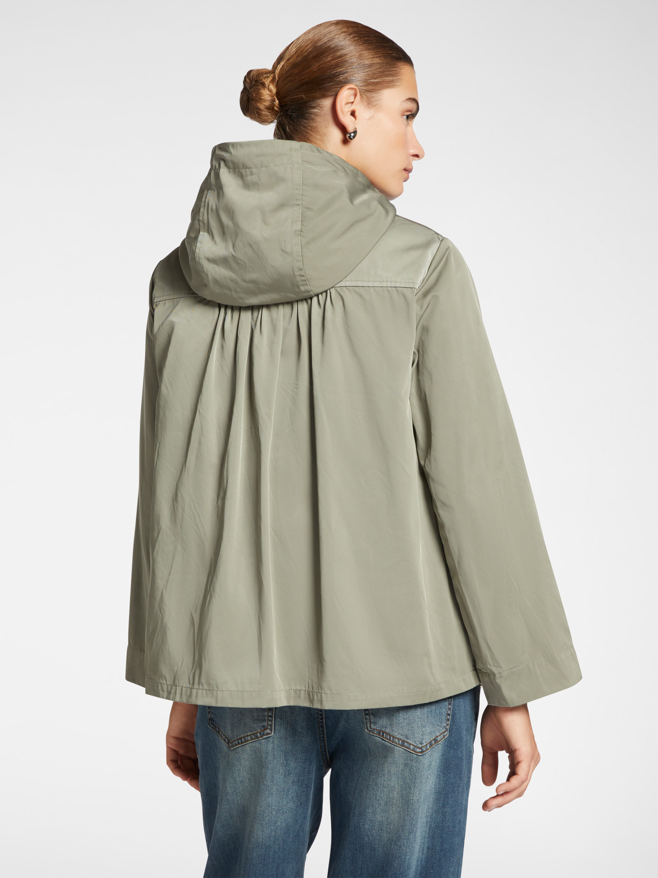 Parka in recycled nylon with detachable vest image number 1