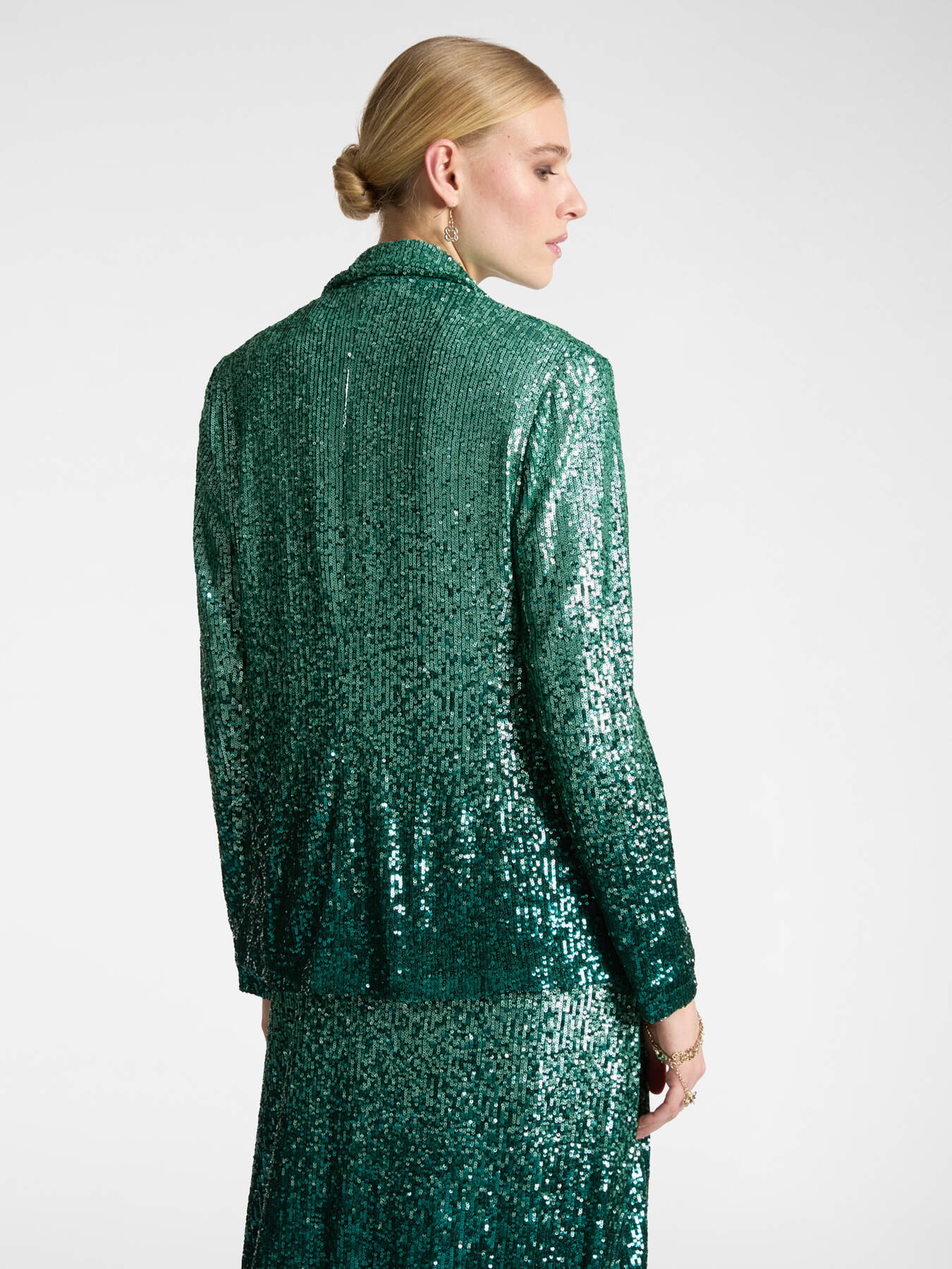 Full sequined blazer image number 1