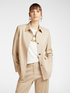 Linen blend shirt jacket image number 0