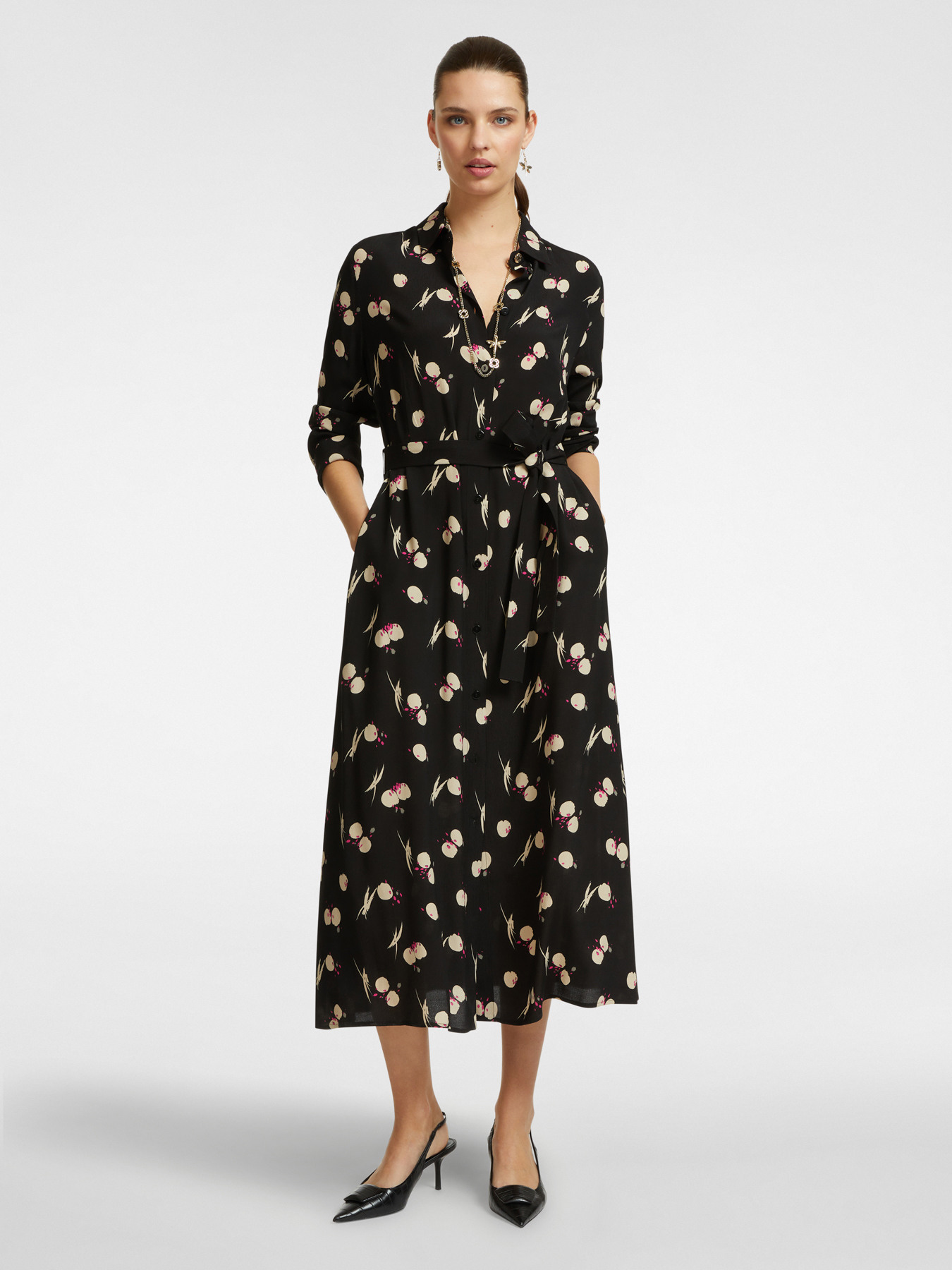 Robe chemisier imprimée image number 0