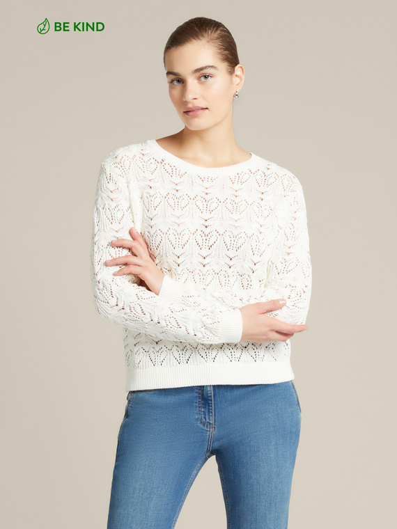 Sustainable cotton sweater