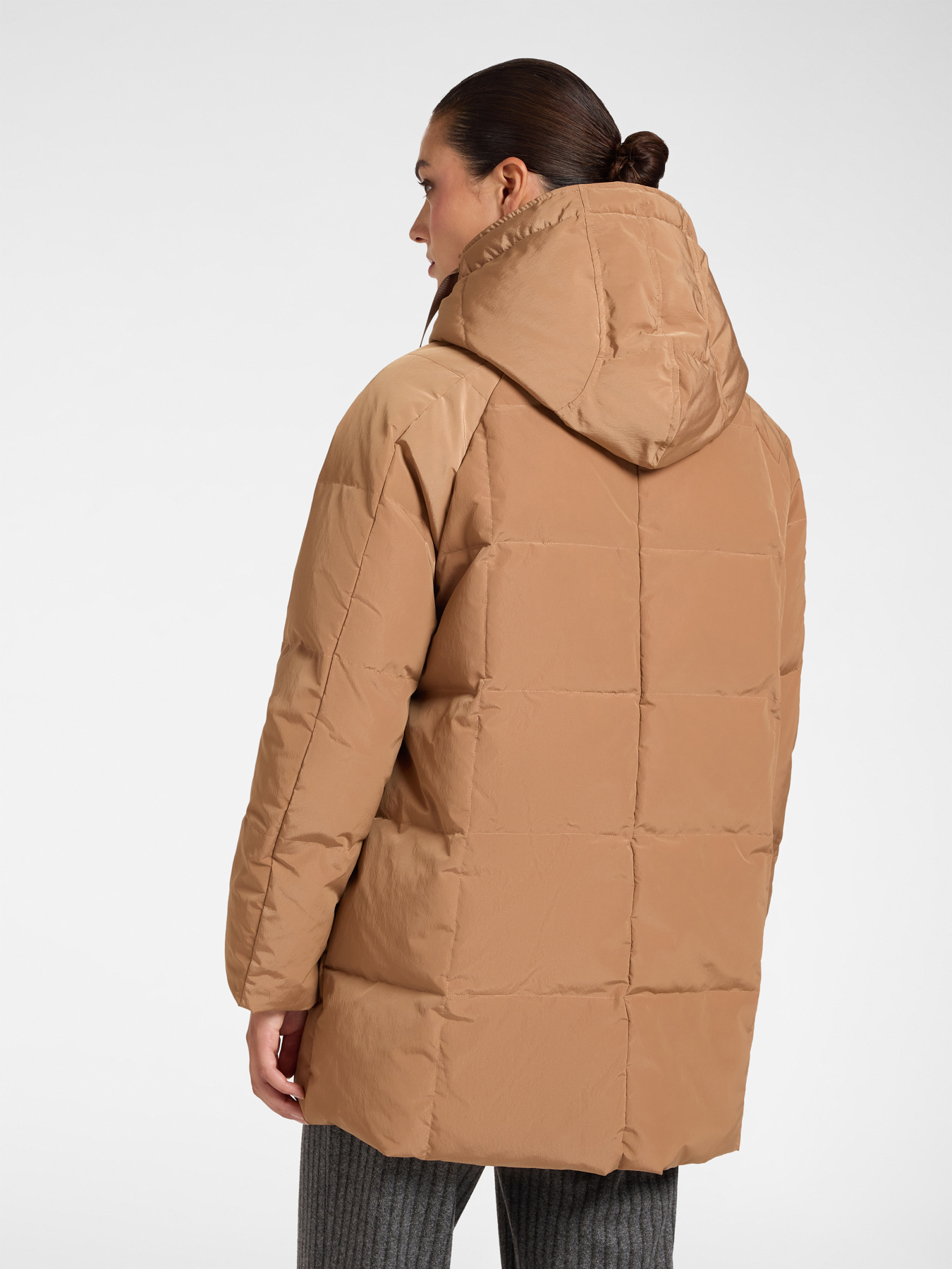 Gesteppte Nylon-Daunenjacke image number 1