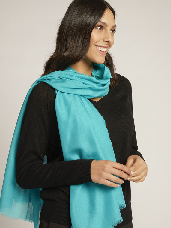 Coloured modal scarf