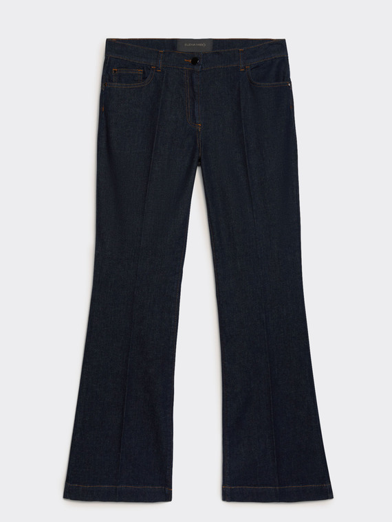 Five-pocket flared jeans