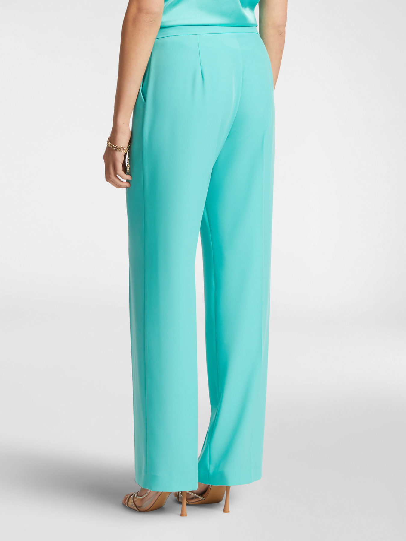 Pantalon en cady stretch image number 1