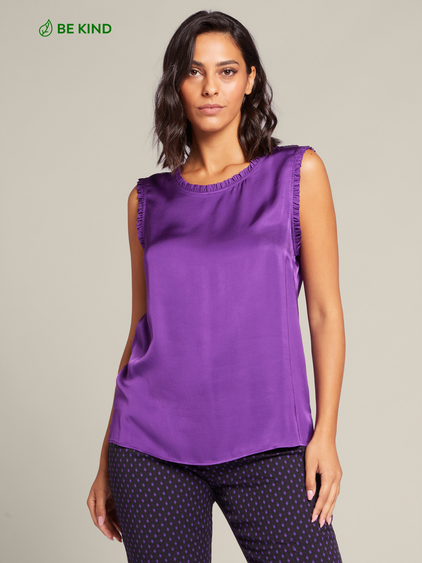 Top in raso Ecovero&trade; image number 0