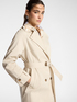 Double-breasted gabardine trench coat image number 3