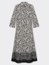 Bedrucktes langes Hemdblusenkleid image number 4