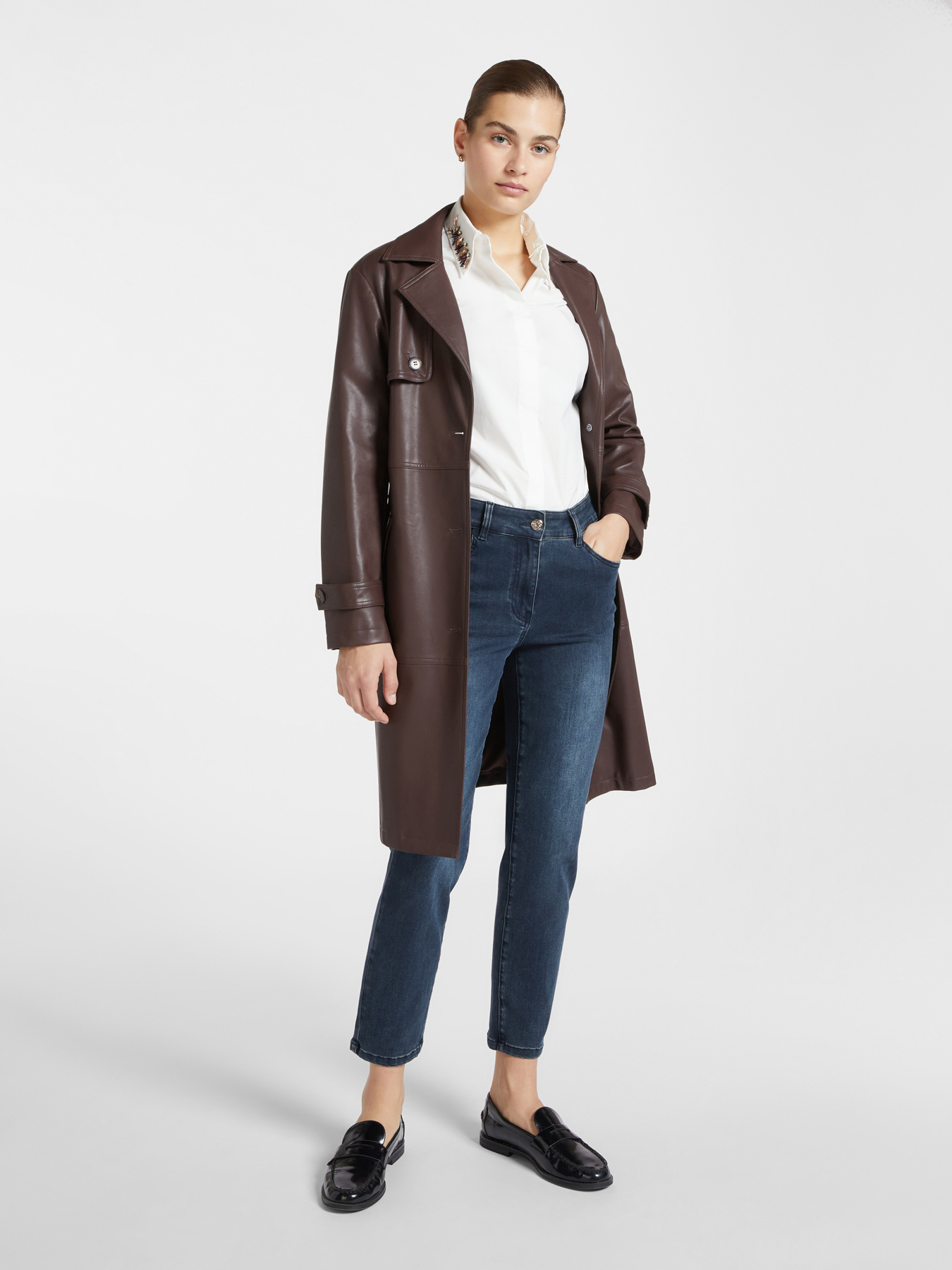 Jeggings in power stretch denim image number 0