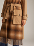 Chequered pattern Trench coat image number 4