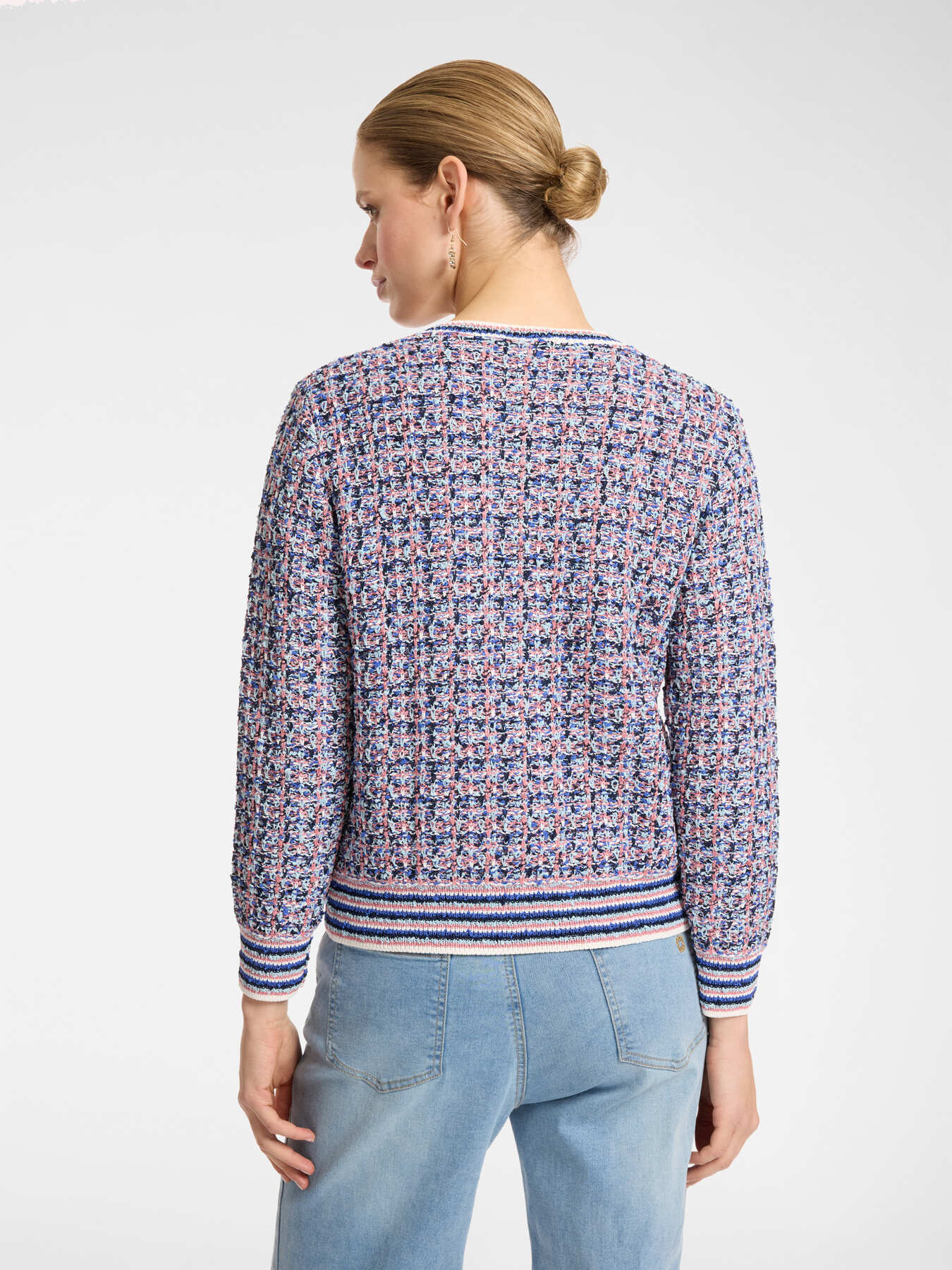 Strickjacke in Webstrick image number 5