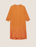 Linen dress with ruffle image number 3
