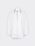 Poplin shirt with crystals image number 4