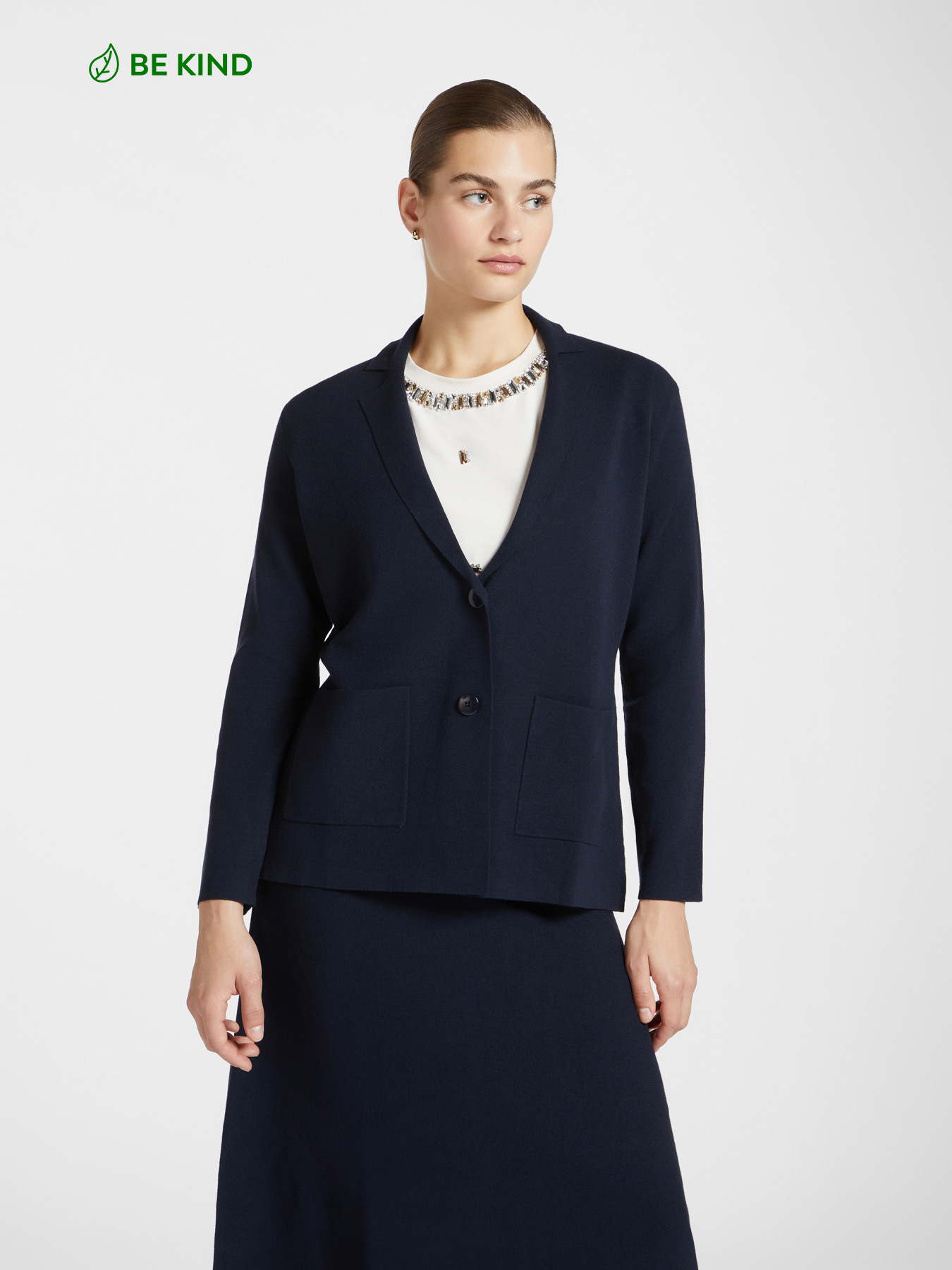 Cardigan im Blazer-Stil image number 0