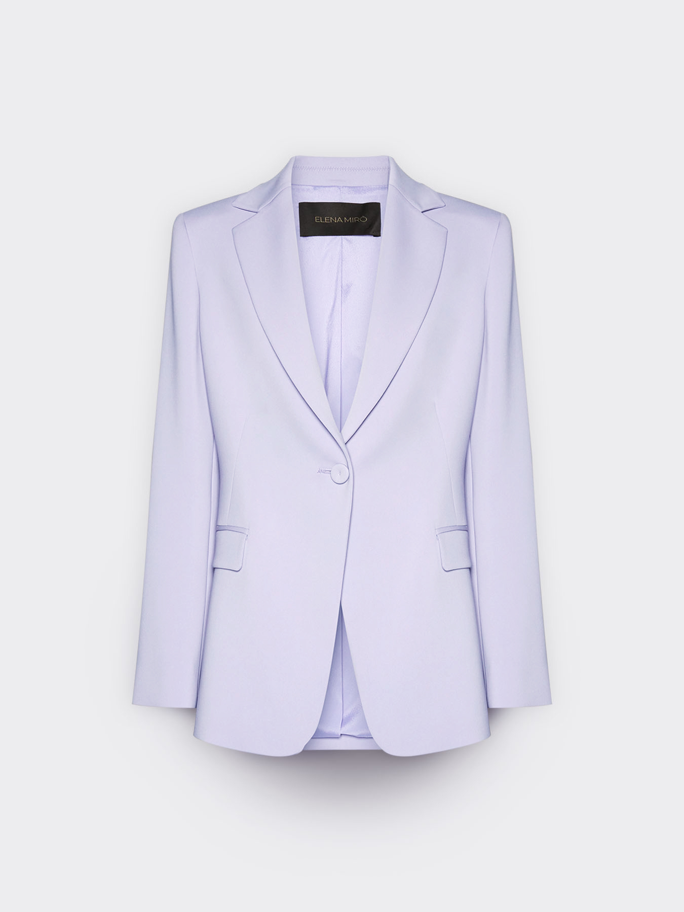 Blazer estructurado en cady image number 4