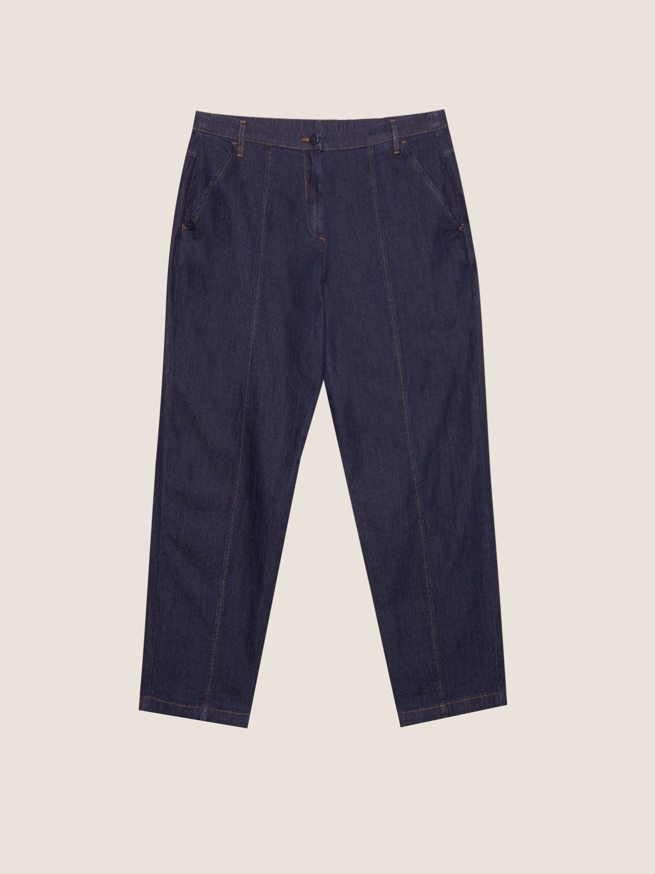 Jeans ankle length in denim leggero image number 3