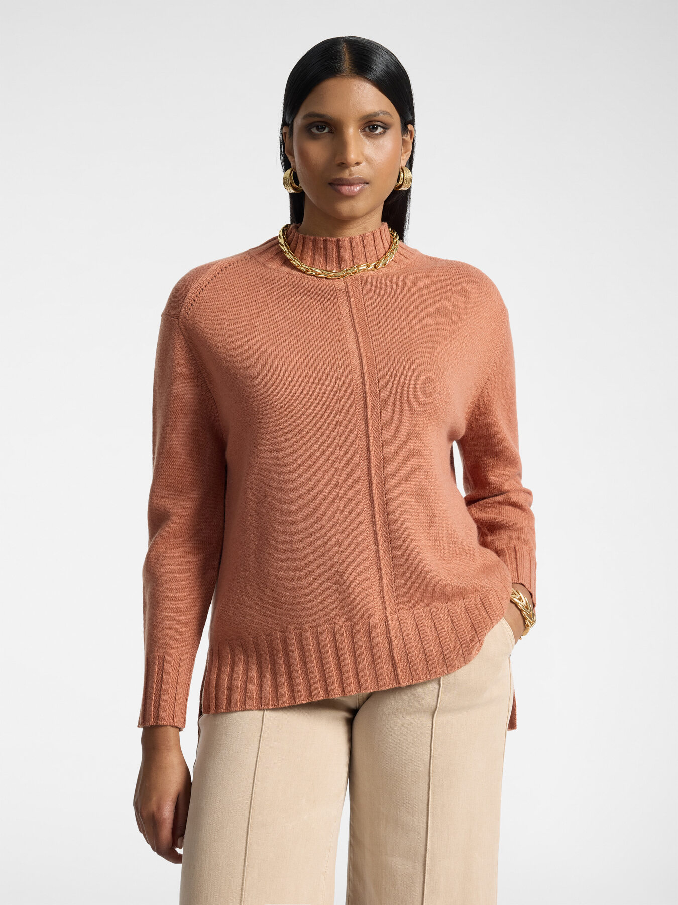 Pure wool turtleneck sweater image number 0