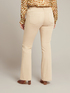 Cotton flared trousers image number 2