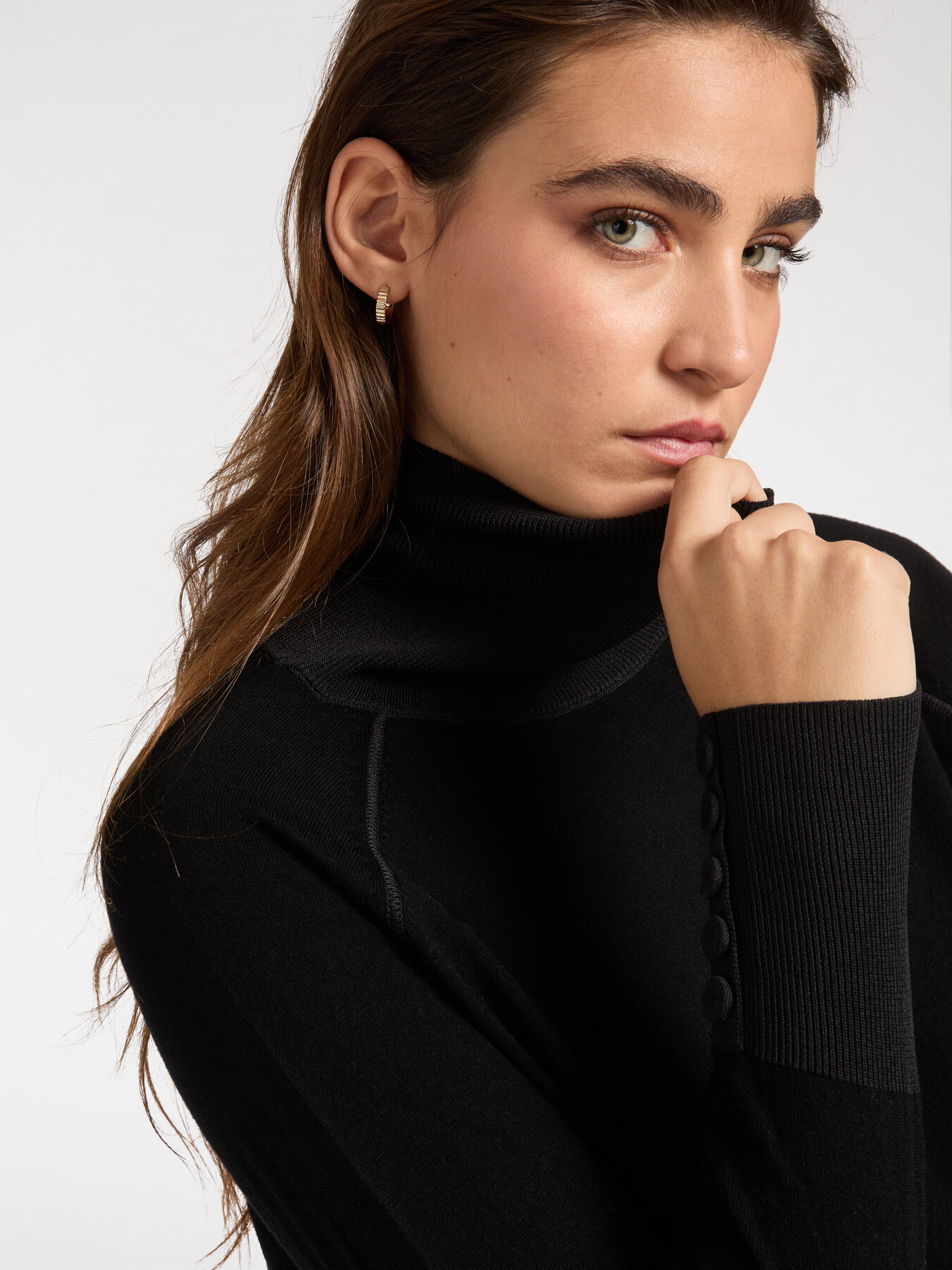 Maglia dolcevita soft touch image number 3