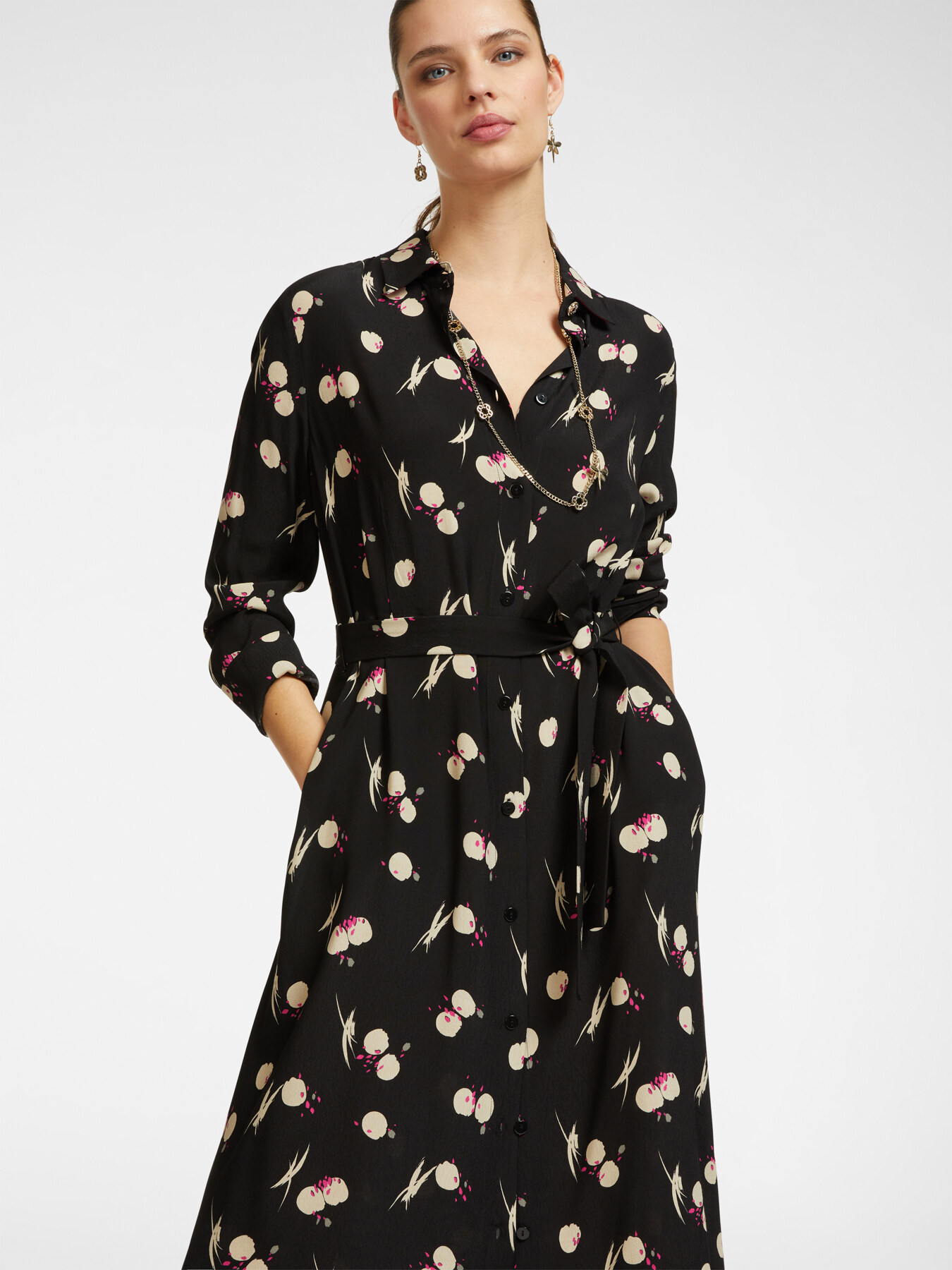 Robe chemisier imprimée image number 2