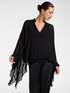 Sequined georgette blouse image number 0