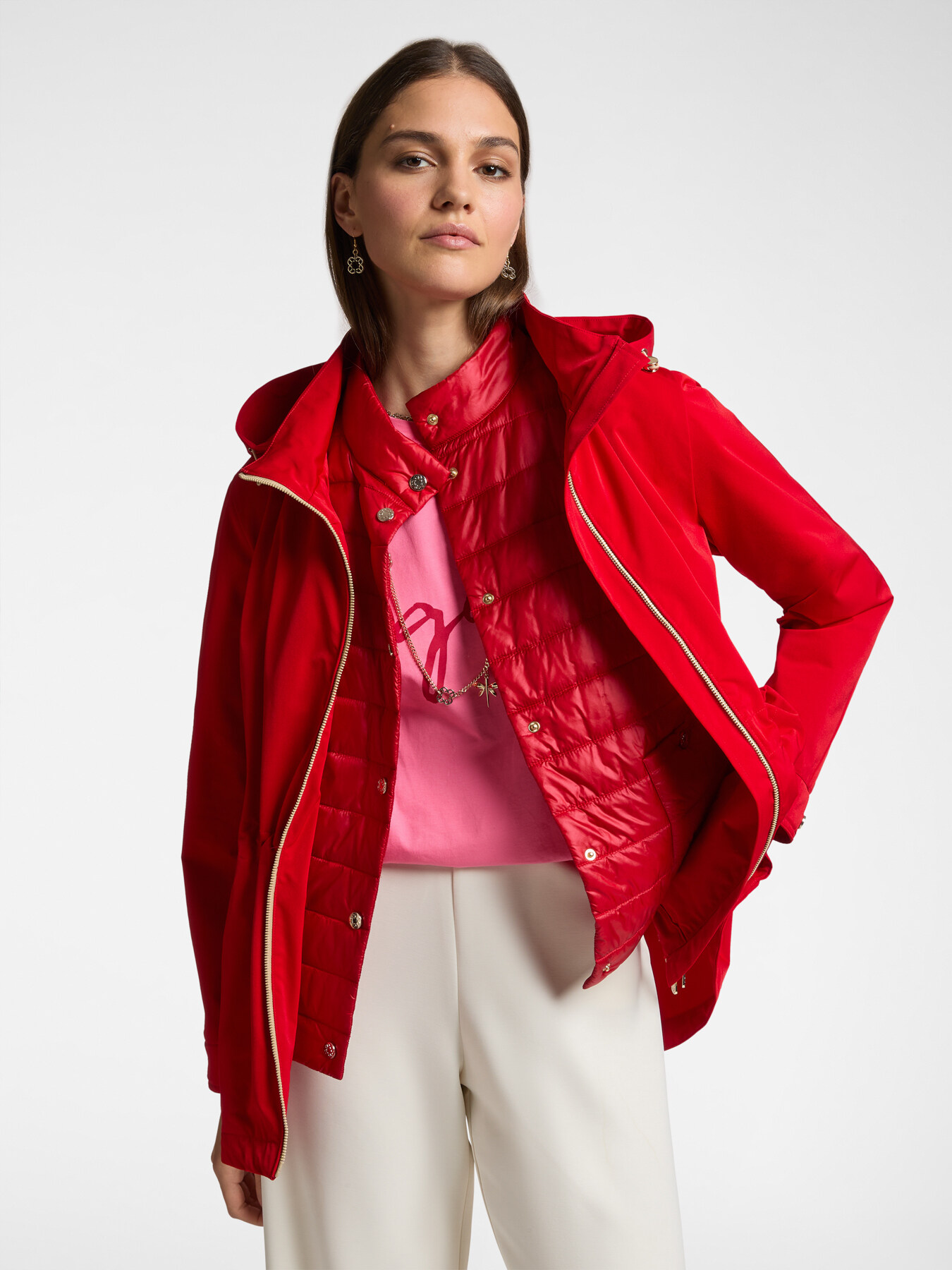 Short modular parka image number 0