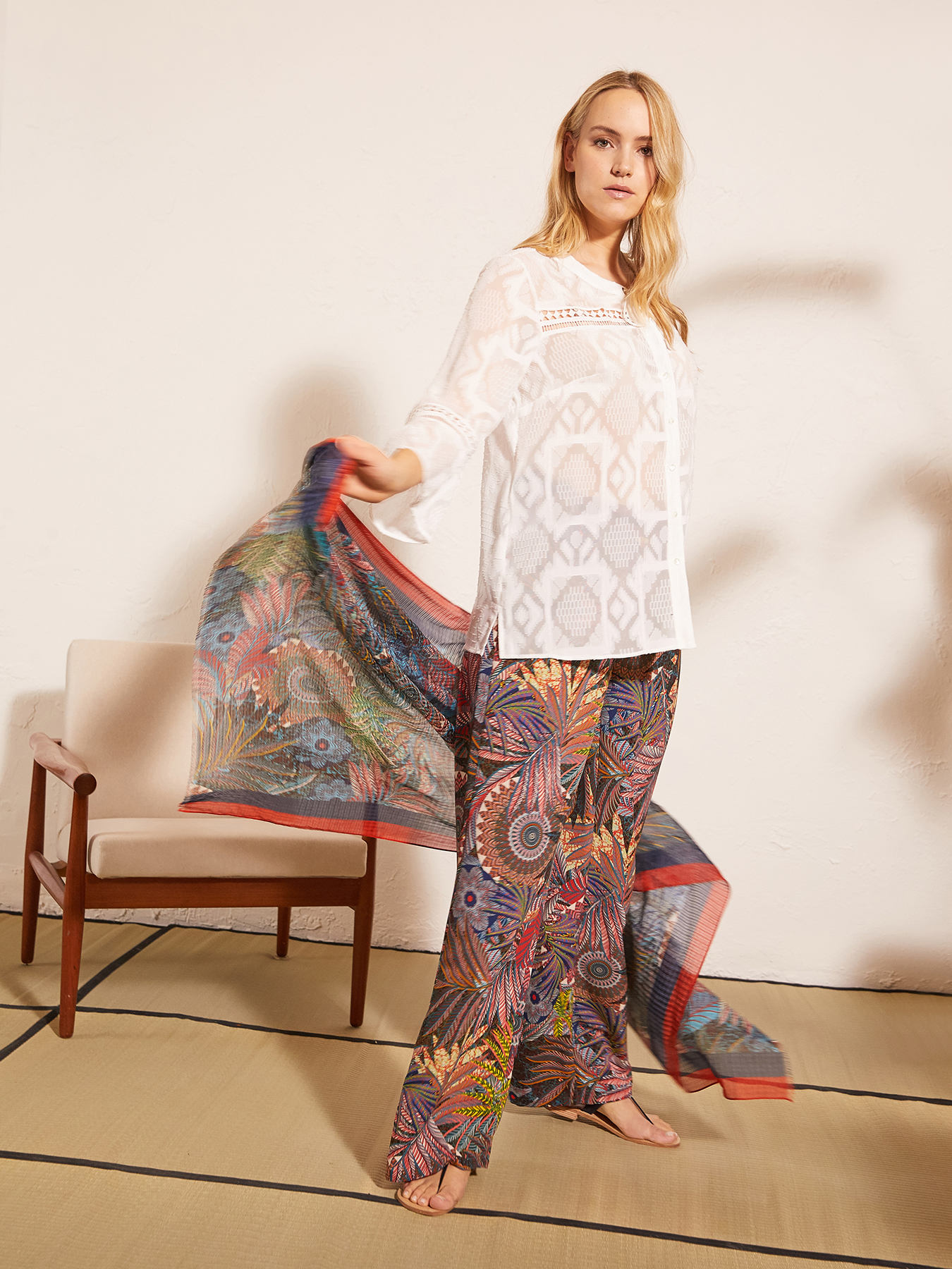 Sciarpa stampata image number 0