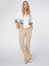 Cardigan with inlay and trims image number 1