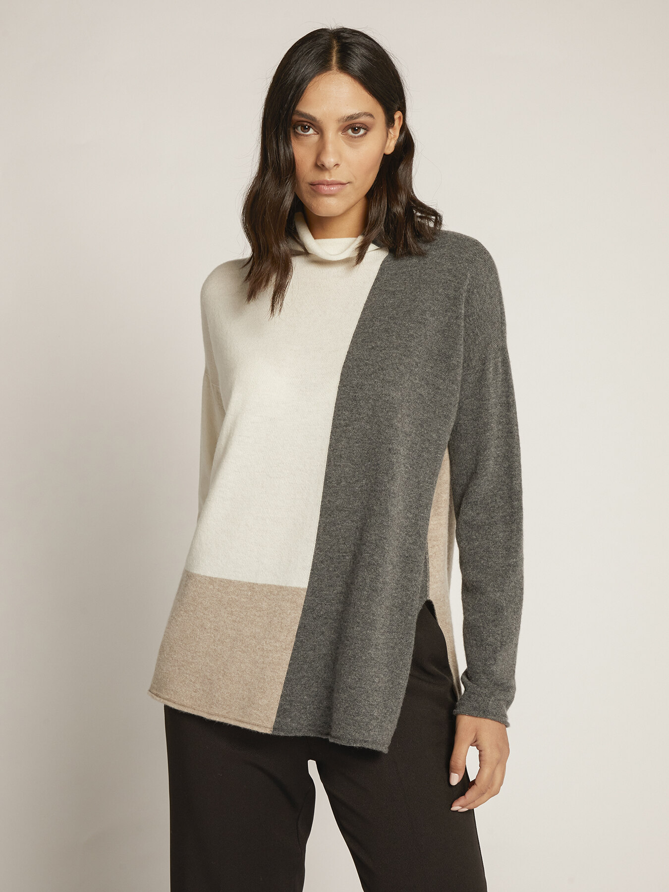 Camisola em l&atilde; e cashmere image number 0