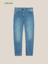 Hellblaue Skinny-Jeans image number 4