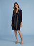 CREPE VISCOSE TRICOT DRESS image number 3