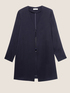 Veste longue en tissu fluide image number 3