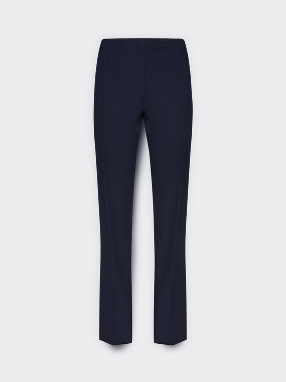 Pantalon slim en point de Milan