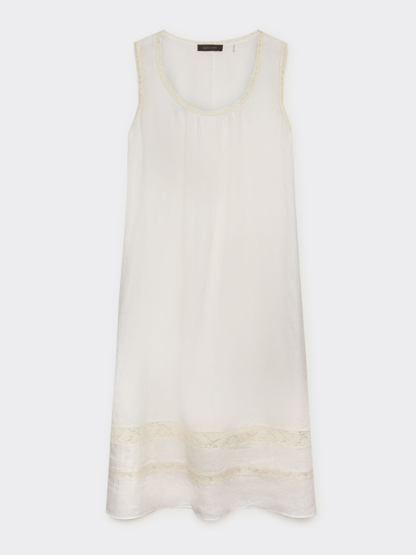 Vestido largo de lino image number 5