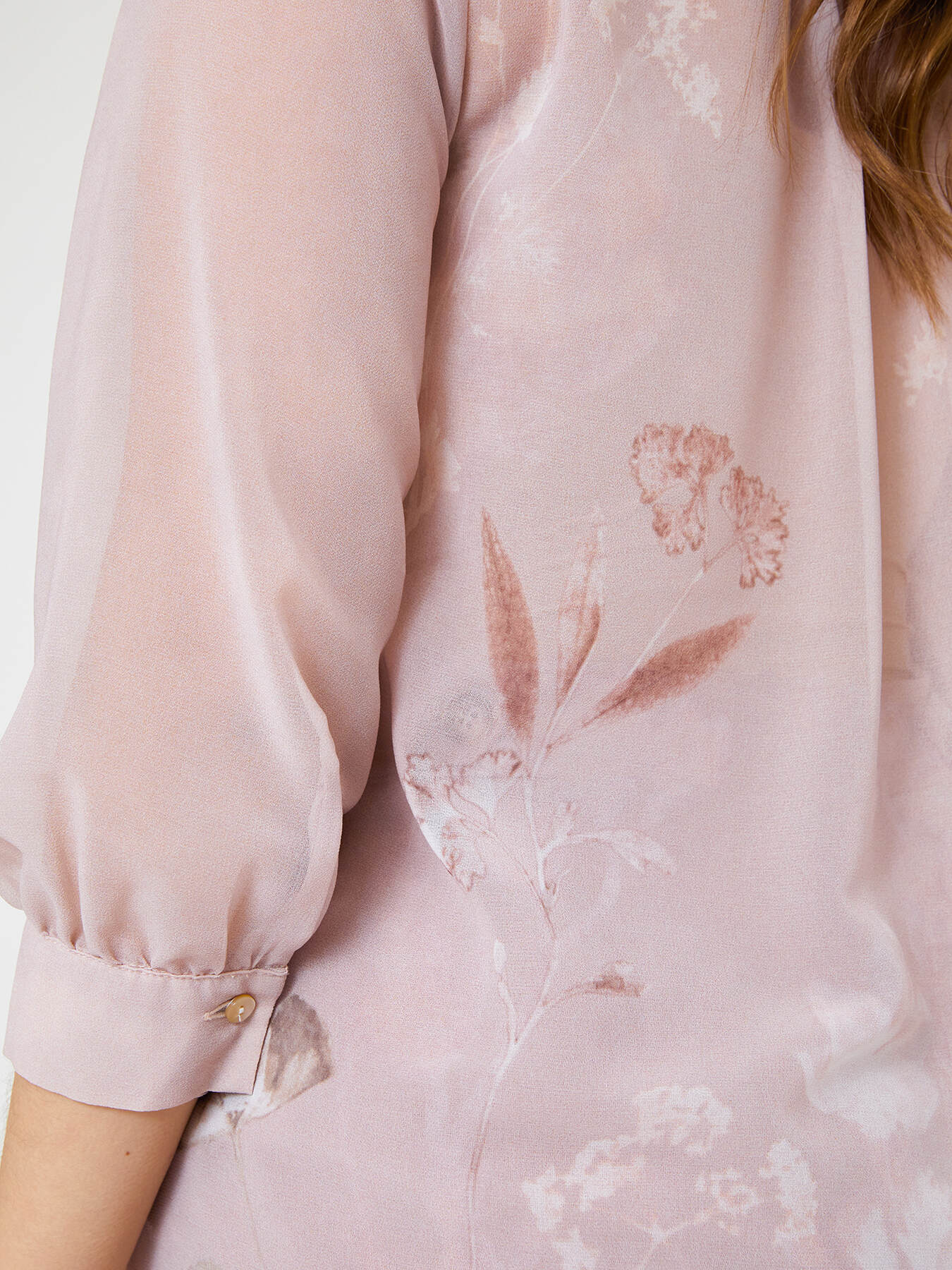 Camicia floreale in viscosa image number 3