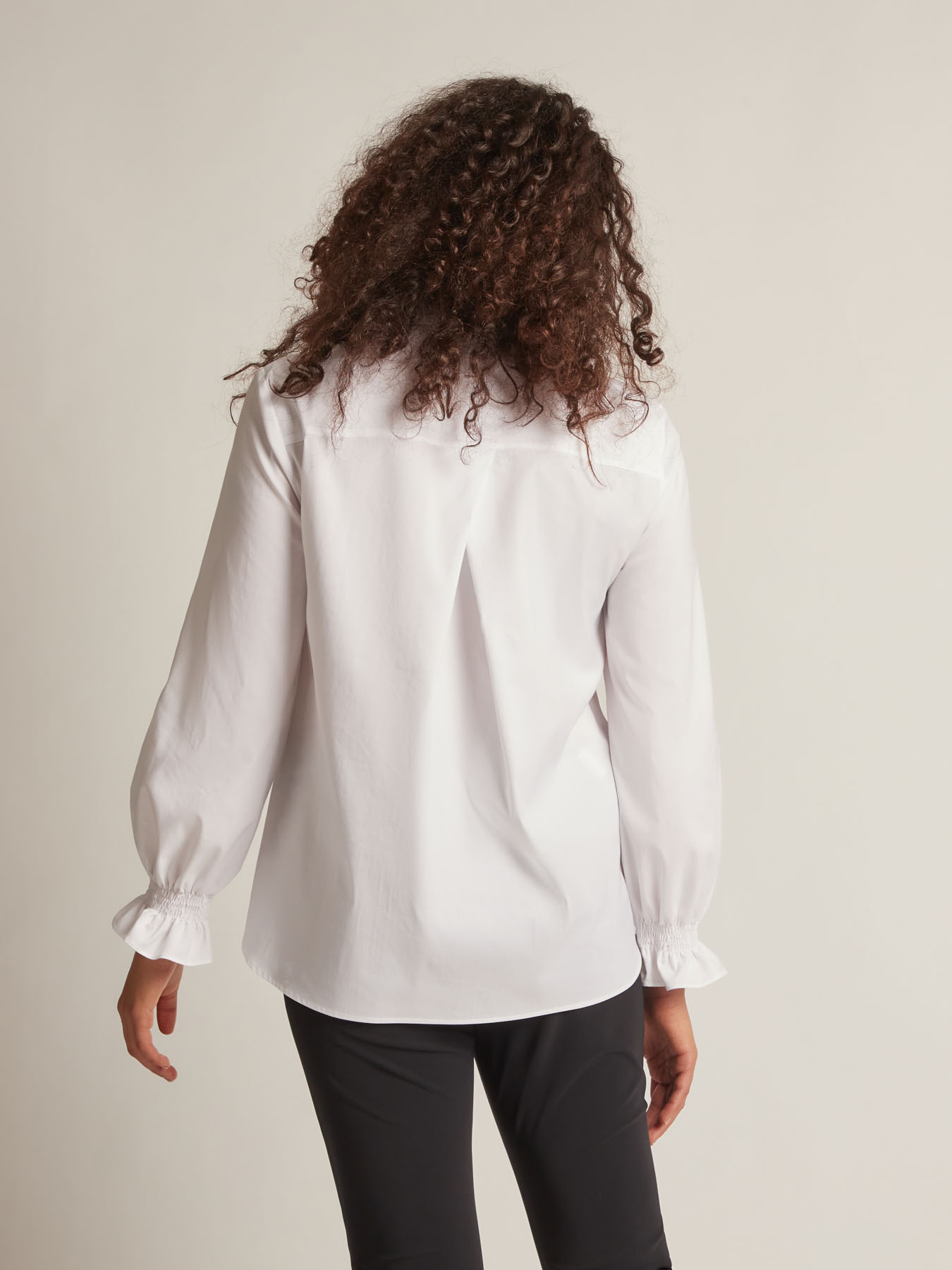 Stretch poplin shirt image number 1