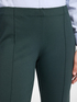 Slim-fit trousers in Milanese stitch image number 3