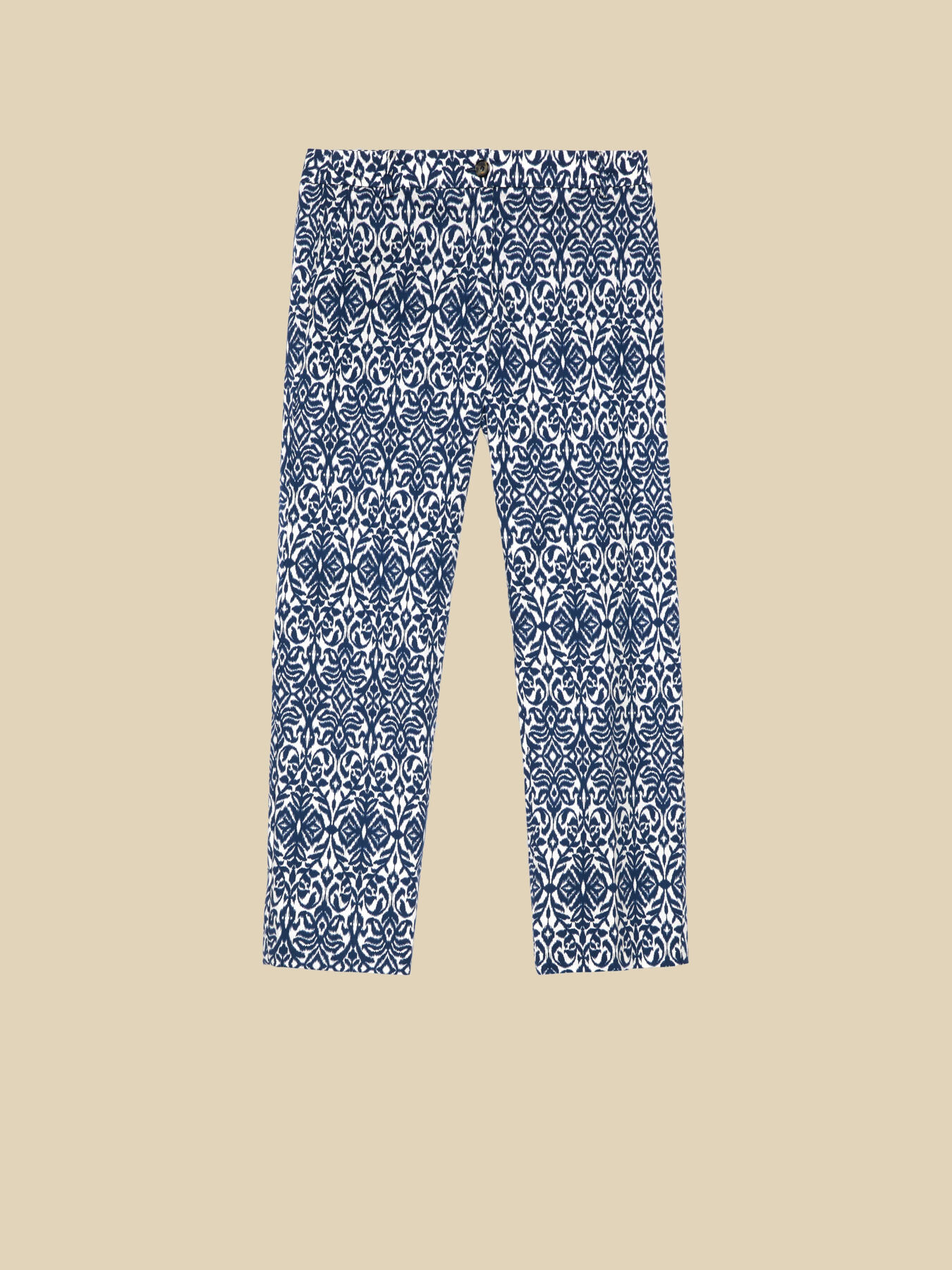 Printed chinos image number 4