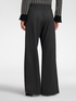 Flannel flare pants with slits image number 1