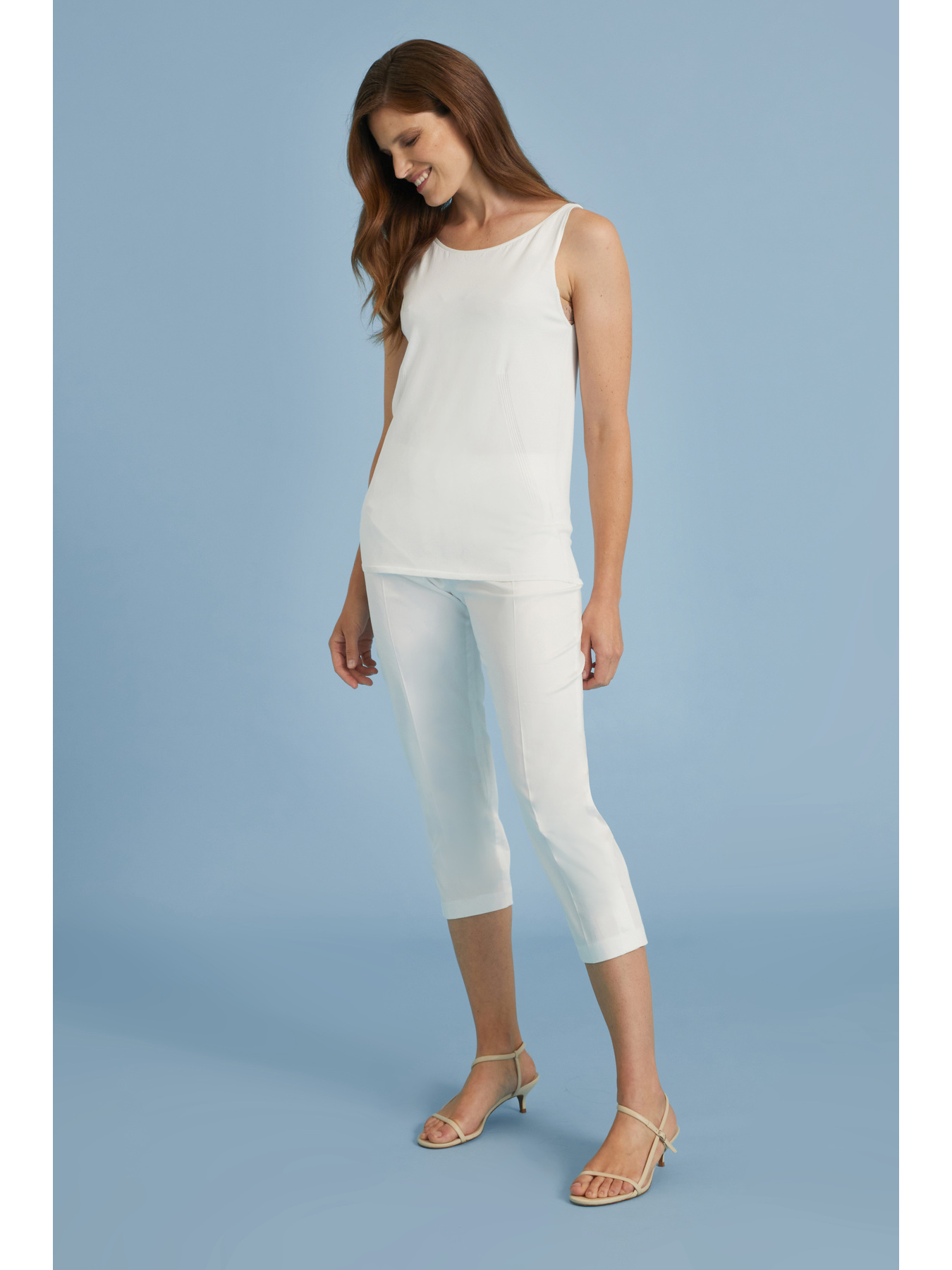 Crepe viscose tricot top image number 2