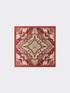 Foulard stampato con bordo a contrasto image number 0