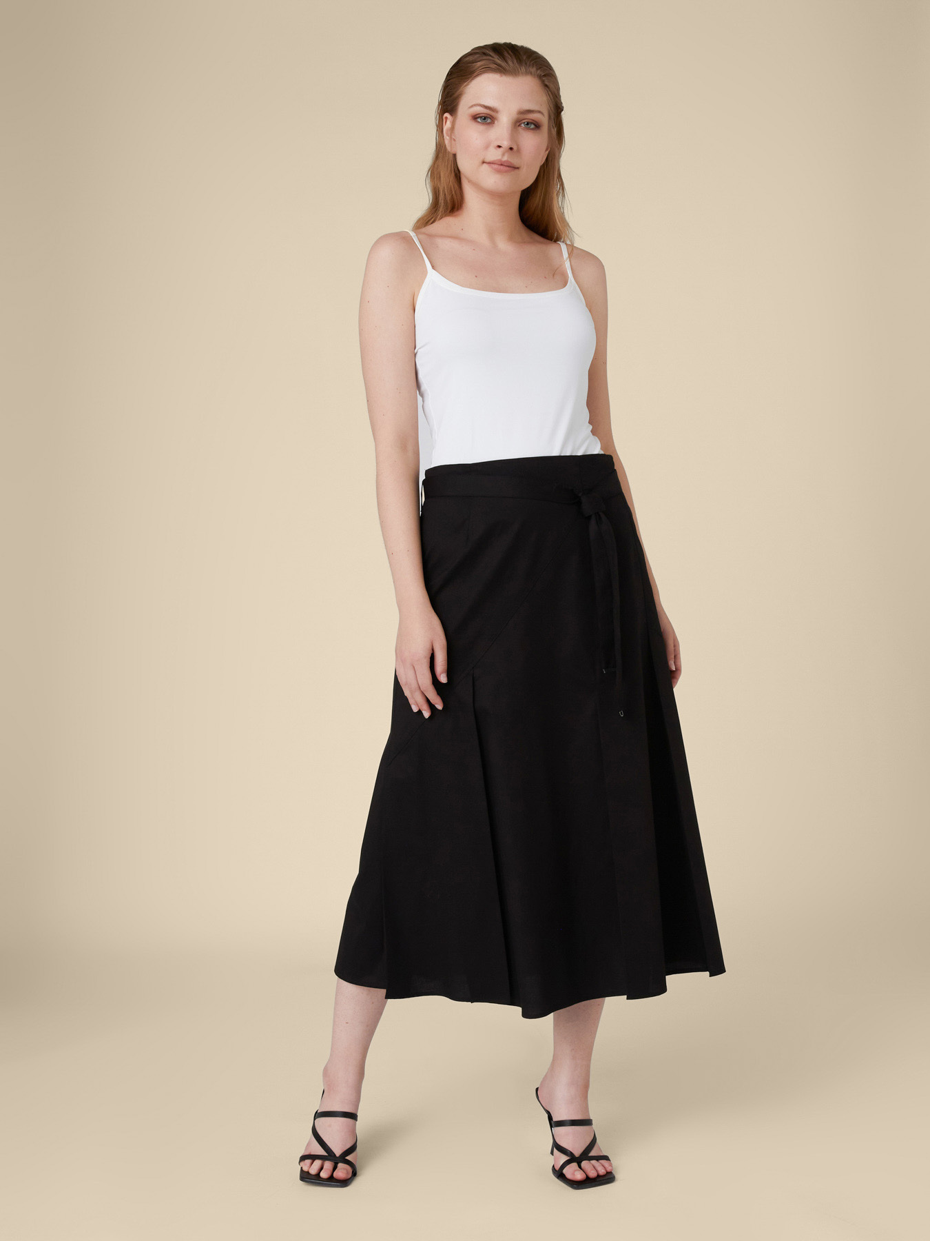 JUPE EN POPELINE image number 3