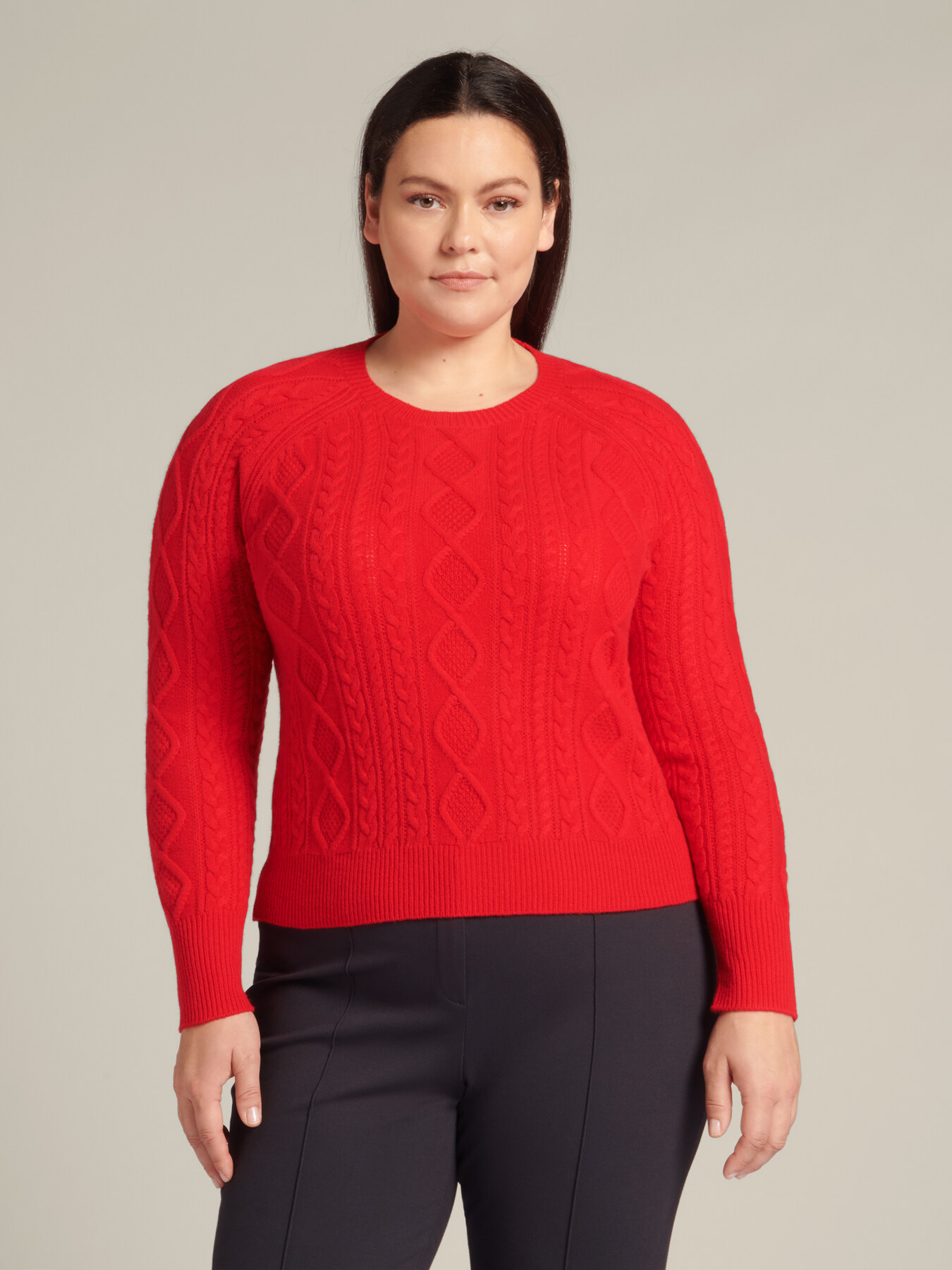 Zopfpullover aus nachhaltiger Wolle image number 1