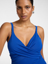 Draped one-piece swimsuit image number 4