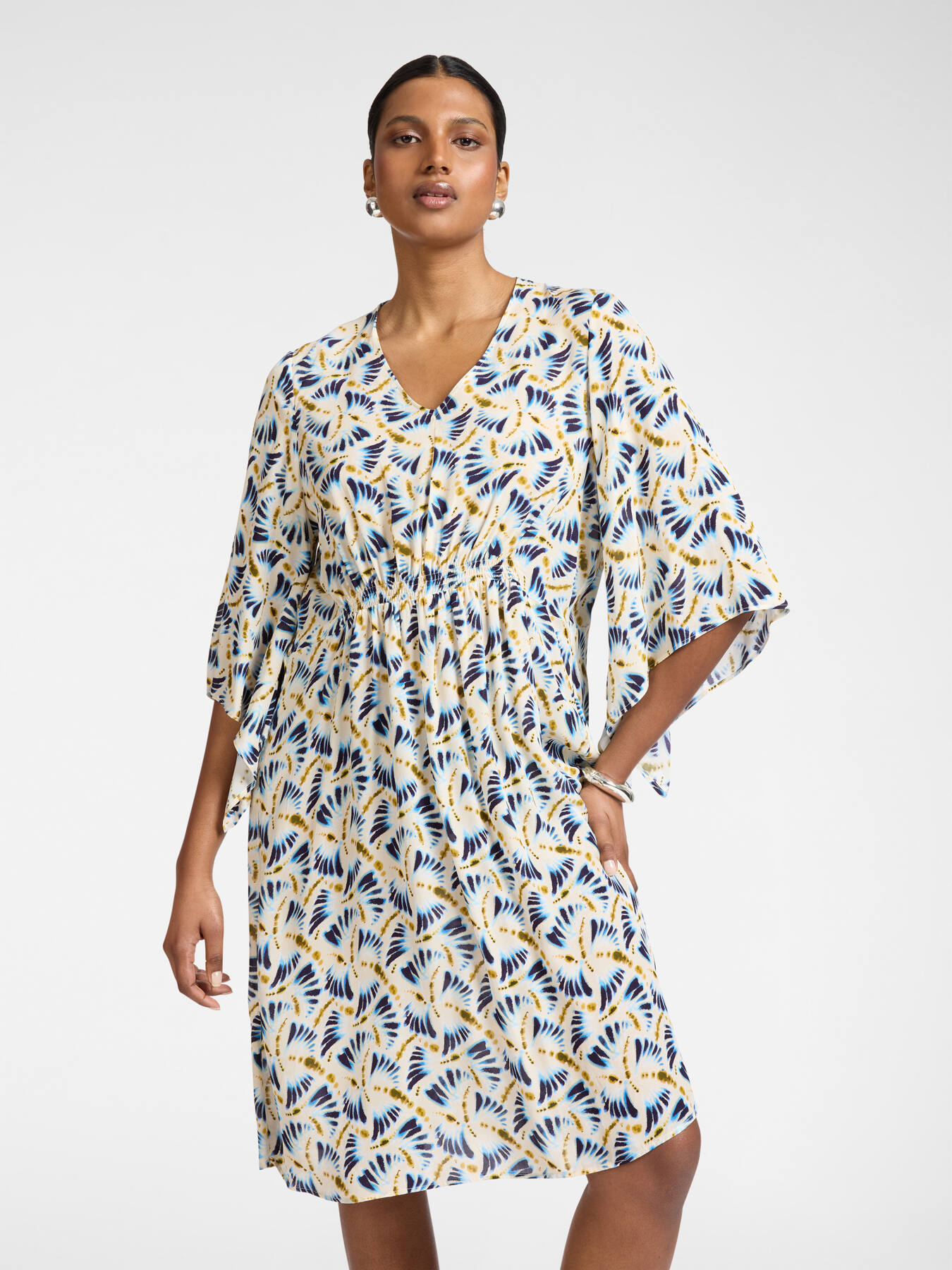 Printed viscose dress image number 0